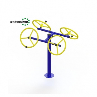 VOLANTE DE ROTAÇÃO DIAGONAL DUPLO 